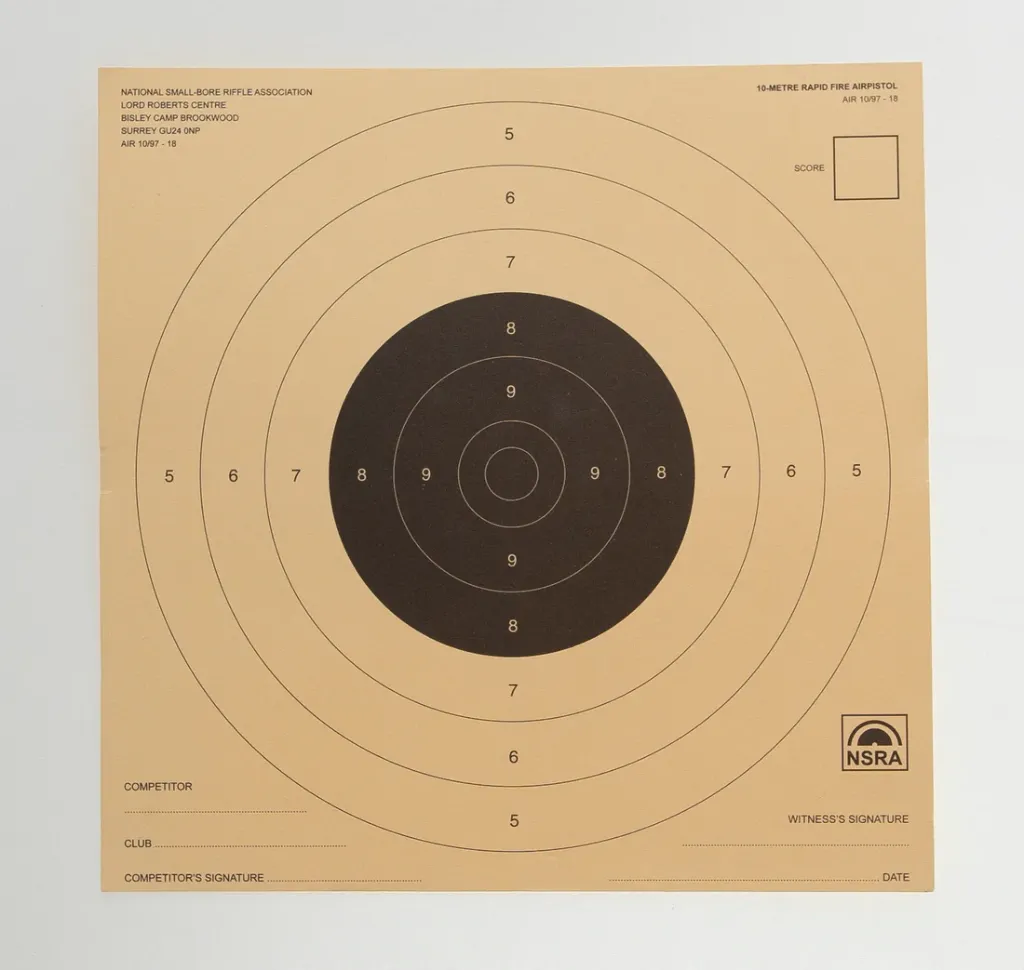[SSSNSRA021] NSRA Air 10/97-18 (10M Rapid Fire Air Pistol 1 Target)