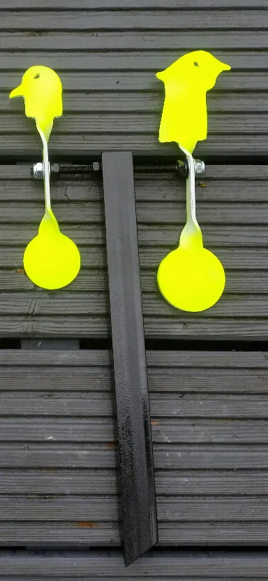 [BirdHeadshotDouble] Bird Headshot Double Spinner Airgun Target
