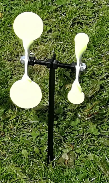 [SS-Large] Sharpshooter & Large Double Post Spinner Airgun Target