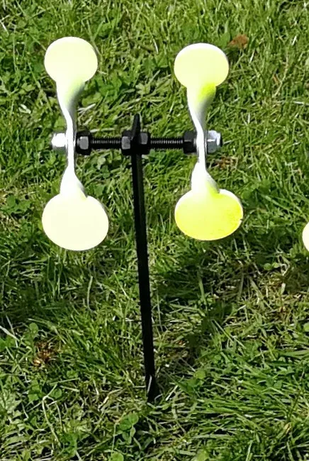 [HFT-STD-post] HFT & Standard Double Post Spinner Airgun Target