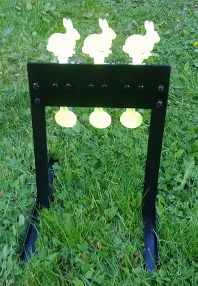 [CR03-Buniies-stand] Triple Cordless Resetting Target - Bunnies on stand