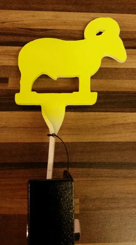 [KDTRam1] NRA style ram knock down airgun target