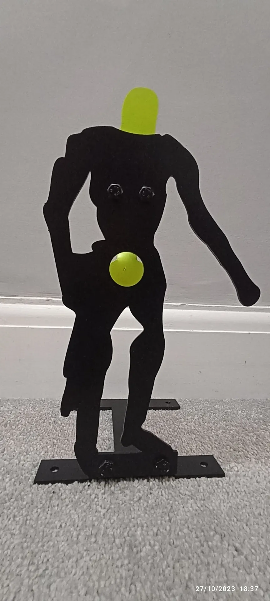 [KZ-Terminator-silhouette] AI exTerminator Kill Zone Resetting Airgun Target - Silhouette