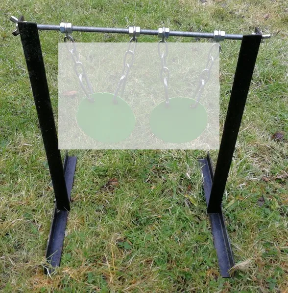 [ARG-StandOnly] Air Rifle Gong stand and cross bar ONLY (no gongs)