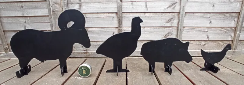 [NRA-Set-halfScale] NRA Style Set Knockdown Airgun Target 1/2