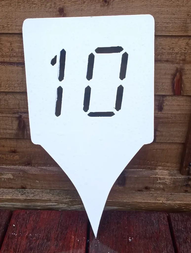 [10RM] Steel Range Marker 10m