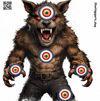 [SSSTGT0012C] Werewolf Monster - Paper 17cm x 17cm