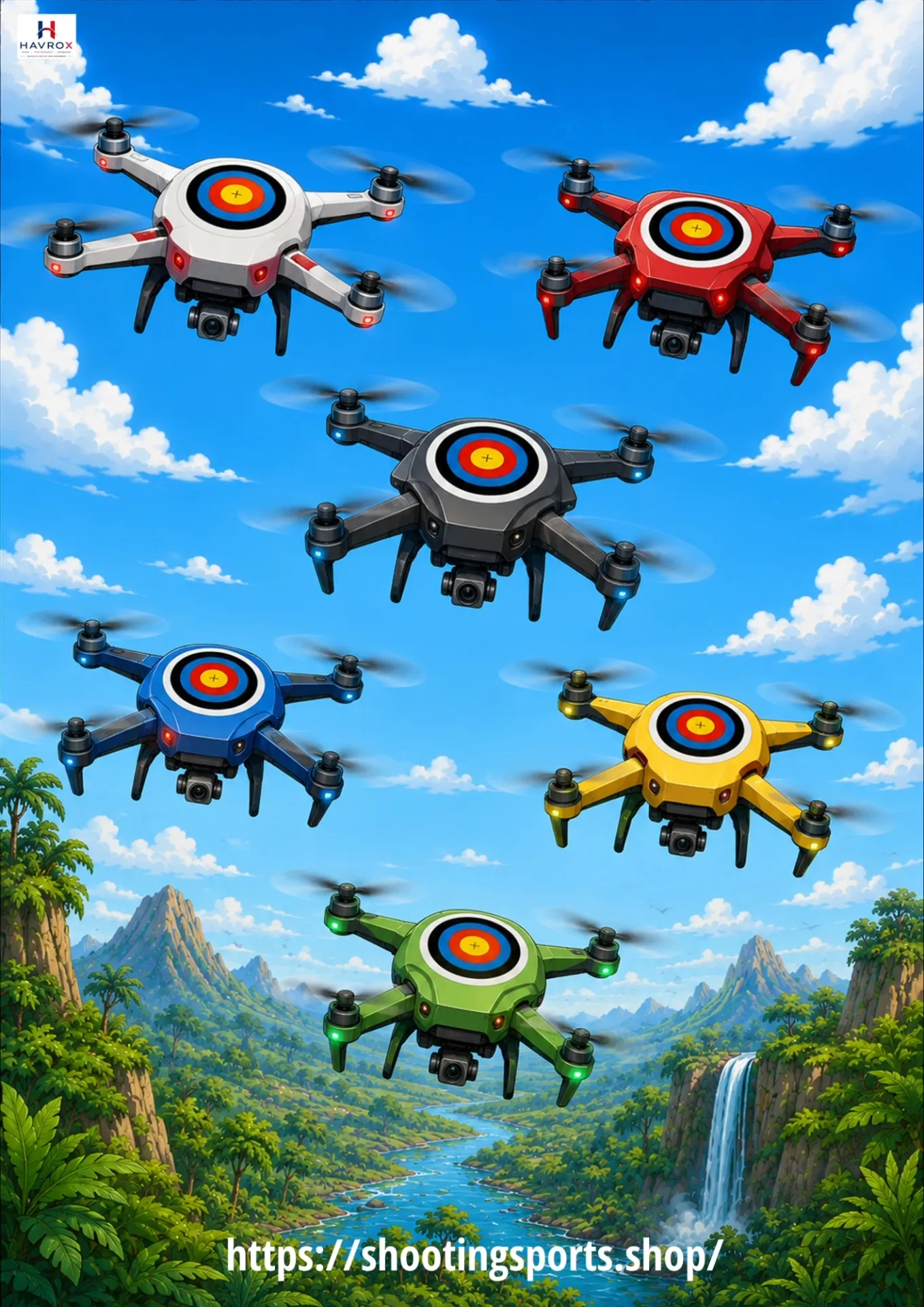 [SSSTGT0028] Drone Targets Archery Packs (1)