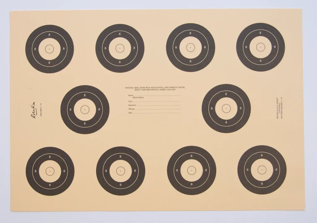 Bench Rest 50 metre 10 Target (50M10BR17-18) Packs
