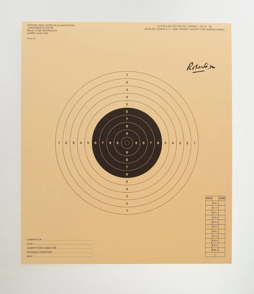[SSSNSRA030] NSRA PL14-18 (20 Yards Free Pistol Comps) Packs (1)
