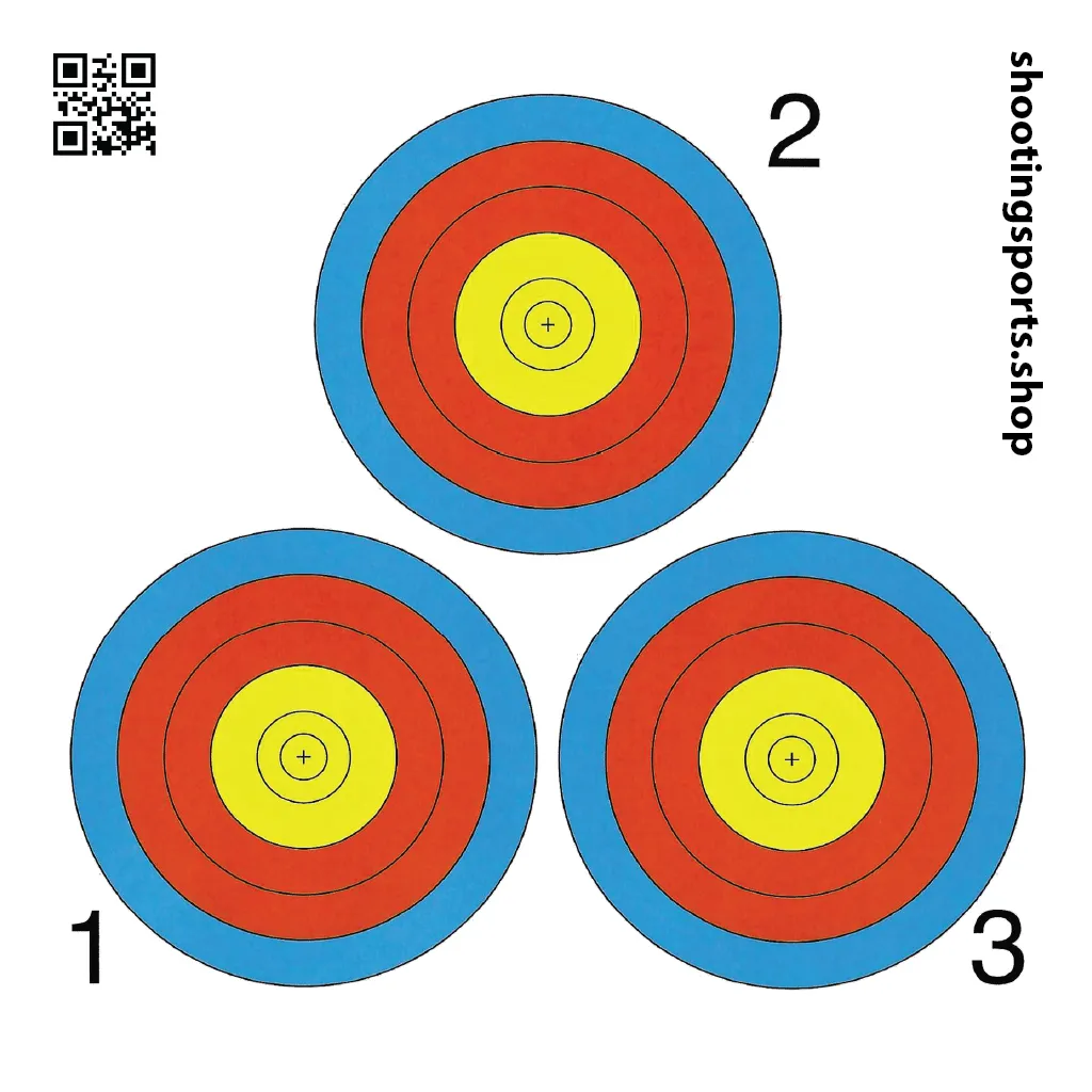 [SSTGT0004B01] 3 Spot Targets - 14cm x 14cm Packs (1)