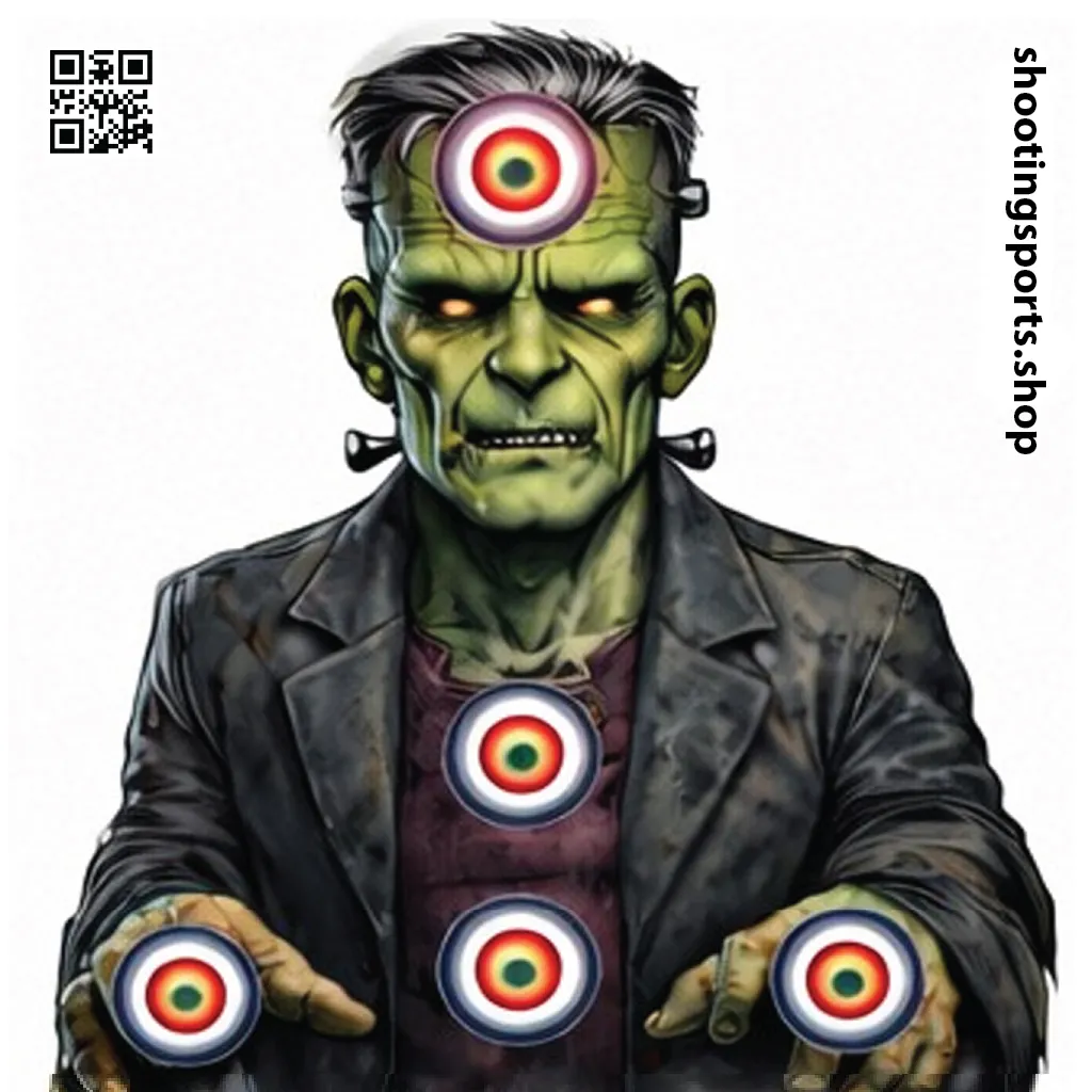 Frank Monster Target - Paper 17cm x 17cm Packs